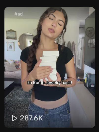 Maria等合作过的高ROI海外红人名单瓦力游戏试玩头部首饰出海品牌Melinda(图13)