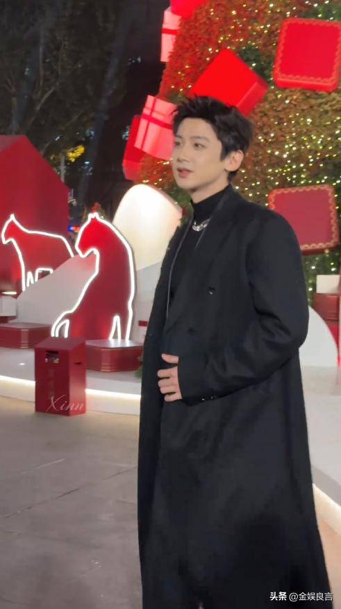 下有皱纹脸宽腮大锡纸烫戴耳钉像男模瓦力棋牌游戏白敬亭现身黑龙江生图(图8)