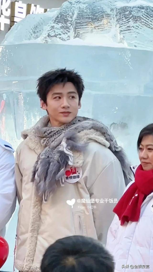 下有皱纹脸宽腮大锡纸烫戴耳钉像男模瓦力棋牌游戏白敬亭现身黑龙江生图(图10)